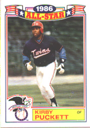 1987 Topps Glossy All-Stars Baseball Cards     019      Kirby Puckett